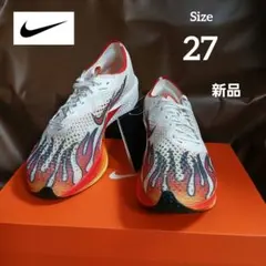 新品訳あり ナイキ ズームフライ 6 PRM ホワイト ハバネロレッド 26.5 