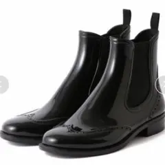 TraditionalWeatherwearサイドゴアウィングチップレインブーツ