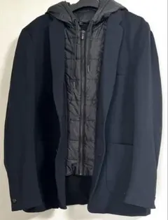 ザラ　フード付きダウンジャケット ブレザー風 XLサイズ