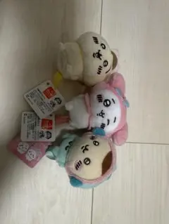 ちいかわ サンリオコラボぬいぐるみ 3体セット キャラクター