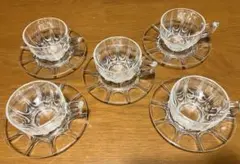 アデリアグラス　カップ　ソーサー