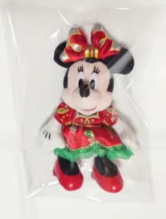 ディズニーリゾート クリスマス ミニー ぬいぐるみバッジ