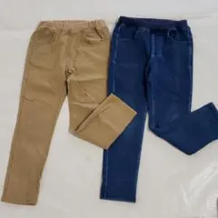 110　ストレッチパンツ　ベージュ　デニム　まとめ　SLAP SLIP