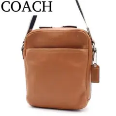 【良品】COACH F70813 サコッシュ ショルダーバッグ レザー ブラウン