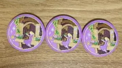 ディズニーキャラクターズビスケット2 刺繍缶バッジラプンツェル3個