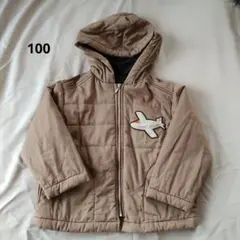 中綿コート 100cm ブラウン フード付き　コシノジュンコ　ボーイズ　男の子