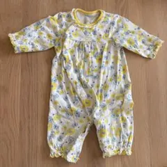 バースデイ　花柄ロンパース 50-70cm