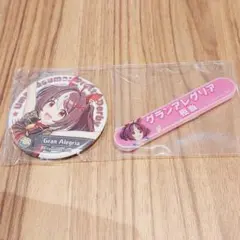 ウマ娘 プリティーダービー グランアレグリア 缶バッジ 担当称号