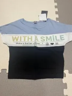 新品　しまむら　ロゴTシャツ 110cmのサムネイル