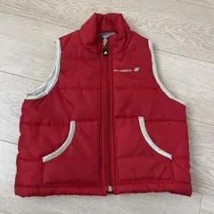 New Balance 赤 ダウンベスト