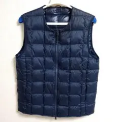 TAION ダウンベスト ネイビー キルティング ダウンベスト | TAION（タイオン）インナーダウン公式ブランド
