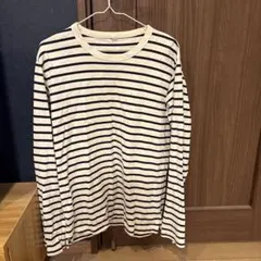 UNIQLO ストライプ 長袖カットソー L