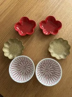 未使用保管品✨京焼 清水焼 梅の花 箸置き 2個✨春 うめ ウメ 箸置 箸