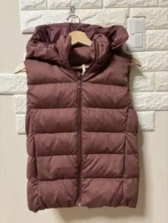 ユニクロUNIQLOフーディ ストレッチダウンベスト211-173395 M