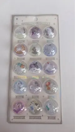 カプセル型シール ぷっくり 3D ドロップシール おばけ