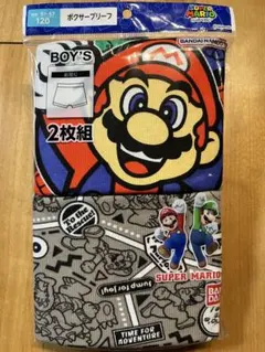パンツ　ボクサーブリーフ　新品　スーパーマリオ　匿名配送　2枚組　キッズ