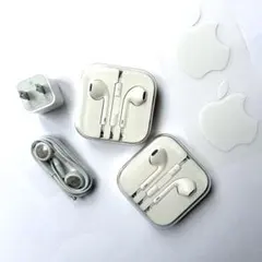 Apple 有線イヤフォンとUSB充電器セット