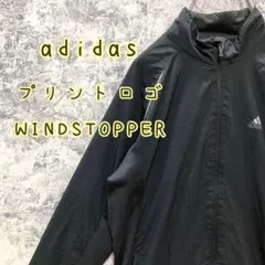 SK94 US規格アディダスプリントロゴWINDSTOPPERナイロンジャケット