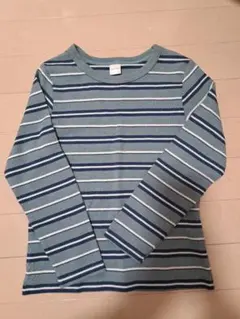 テータテート　ロンＴ　長袖カットソー　ストライプ　120サイズ　新品未使用
