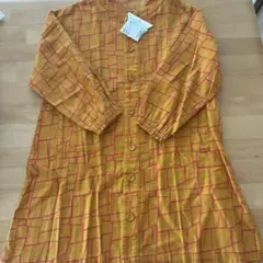 新品　MARKEY'S チェック柄ワンピース 120