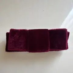 ベルベット ヘアクリップ