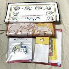 ちいかわ　一番くじ　タオル、ラバーコレクション、ステーショナリーセット