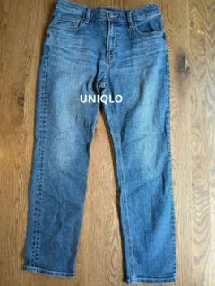 美品☆UNIQLO　ユニクロ　ストレッチ　ストレートデニム