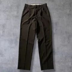 USA製 ワイドスラックス トラウザーズパンツ シャドーチェック L