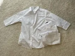 ホワイトシャツ サイズ7号　7部丈　3枚セット
