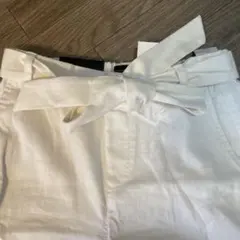 【新品未使用】Banana Republic リネンブレンド ホワイトパンツ