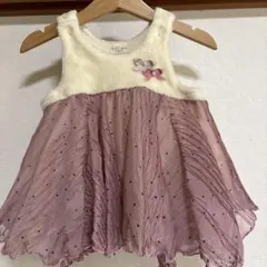 可愛いピンクのワンピース 80