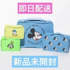 WCJトラベルポーチ4点　ディズニー　ミッキーマウス ミッキーマウス 収納ポーチセット トラベルポーチ WCJ 新品 - メルカリ