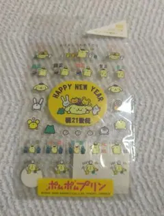 サンリオ　ポムポムプリン　2000年レトロシール