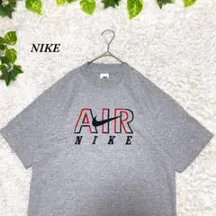 Tシャツ　NIKE ナイキ　デカロゴ　スウォッシュ　古着　シンプル　刺繍　Air