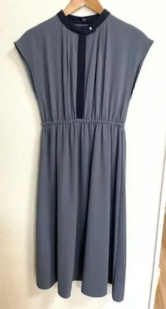 SHIPS 訳アリ⭐︎藤色　膝下　ワンピース