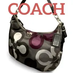 ✨【美品】✨【希少品】✨COACH ワンショルダー バッグ15951 オプアート
