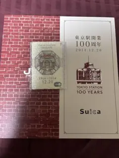 東京駅開業100周年記念Suicaカード台紙付きのサムネイル