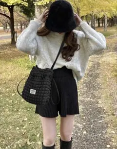 未使用タグ付未開封　グレイル　ファーバケットハット[dd322]