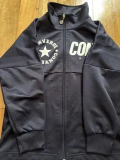 CONVERSE ネイビー ジャージ上　130