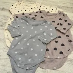 長袖ロンパース 80 2枚セット