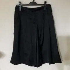 UNITED ARROWS タック　ショートパンツ　ボタン　ショーツ　ブラック