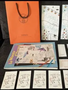 14点セット❣️HERMES カタログなど❣️おまけにかわいいムエット追加10枚