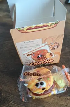 OioOio ミニバーガーチャーム おはなポテトバーガー スクイーズ 柿