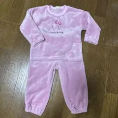 Hello Kitty 裏起毛　ベビーパジャマ