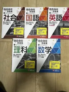 8800円→6000円　中学自由自在問題集　5教科セットのサムネイル