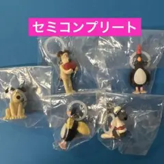 ウォレスとグルミット めじるしアクセサリー　ショーン　セミコンプリート　5点