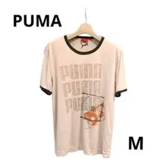 古着 PUMA プーマ Tシャツ ホワイト メンズ 半袖 丸襟のサムネイル