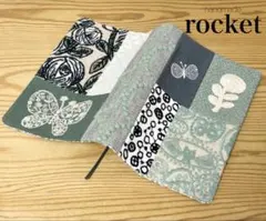 ハンドメイド パッチワーク ブックカバー 手帳カバー 文庫本 ミナペルホネン 2