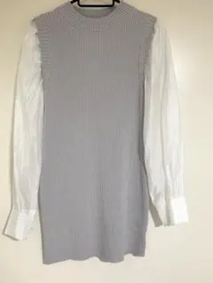 LIP SERVICEミニ丈ニットタイトワンピース