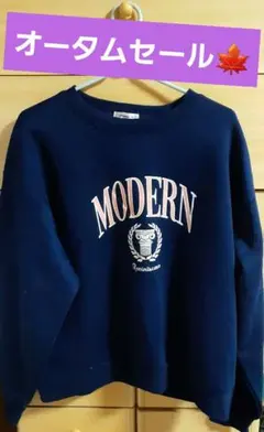 裏起毛 ネイビー